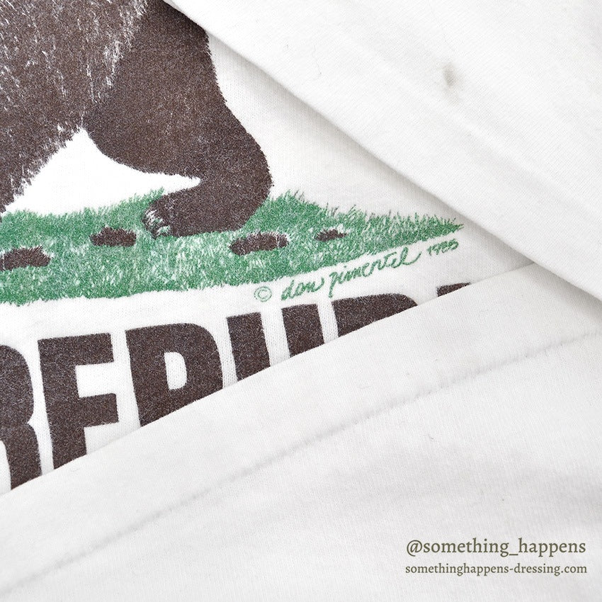 1980's HANES CALIFORNIA REPUBLIC T-SHIRT...L