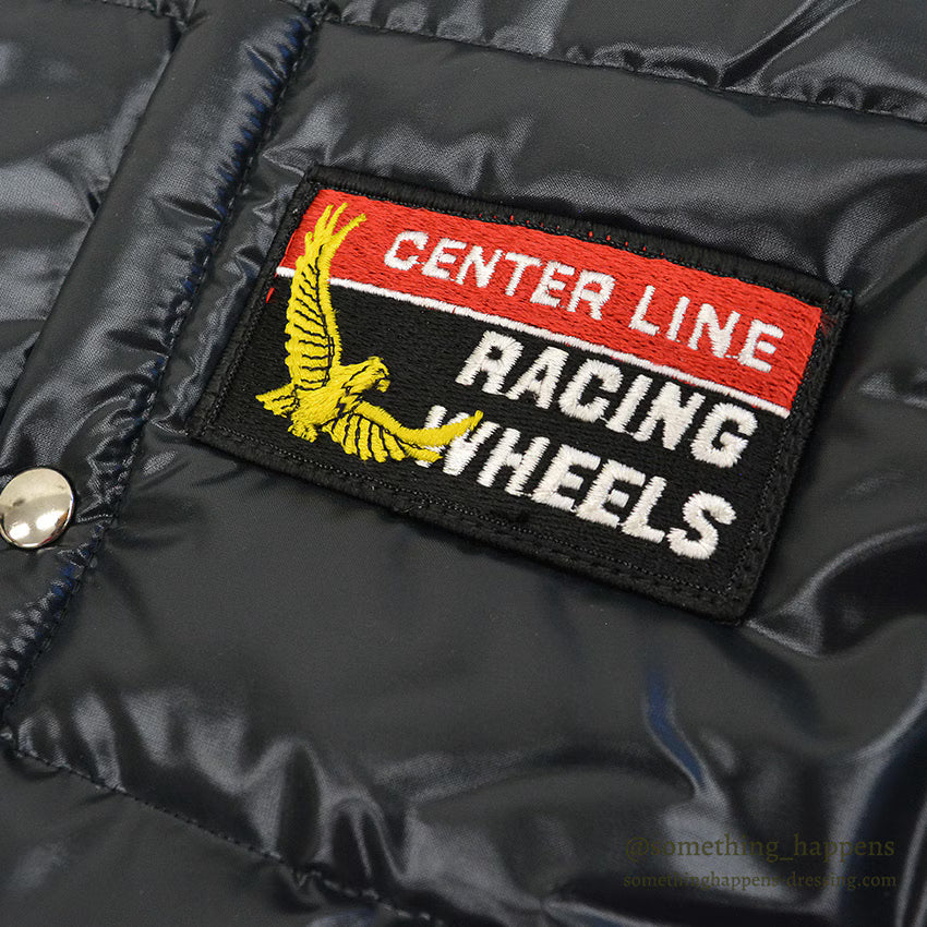 1980's DEADSTOCK CENTER LINE RACING APPAREL NYLON VEST...L