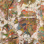 1960's LILLY DACHE PAINT SPLATTER PRINT S/S SHIRT ... M