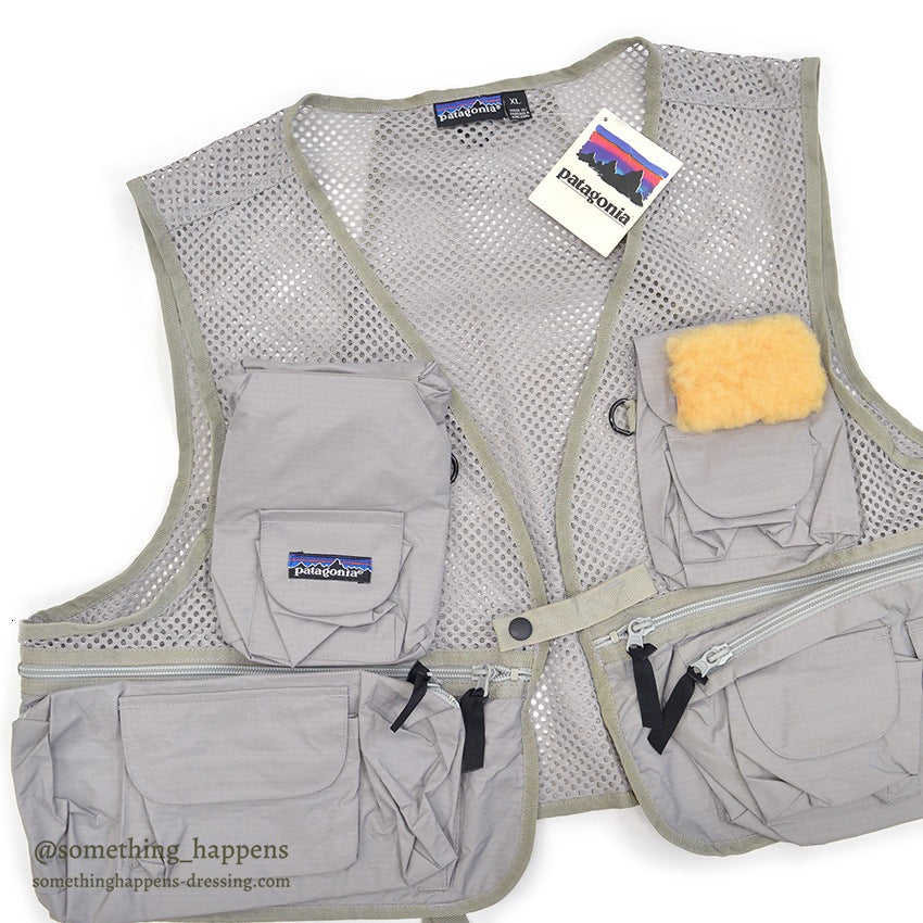 1980's DEADSTOCK PATAGONIA MESH MASTER FISHING VEST ... XL