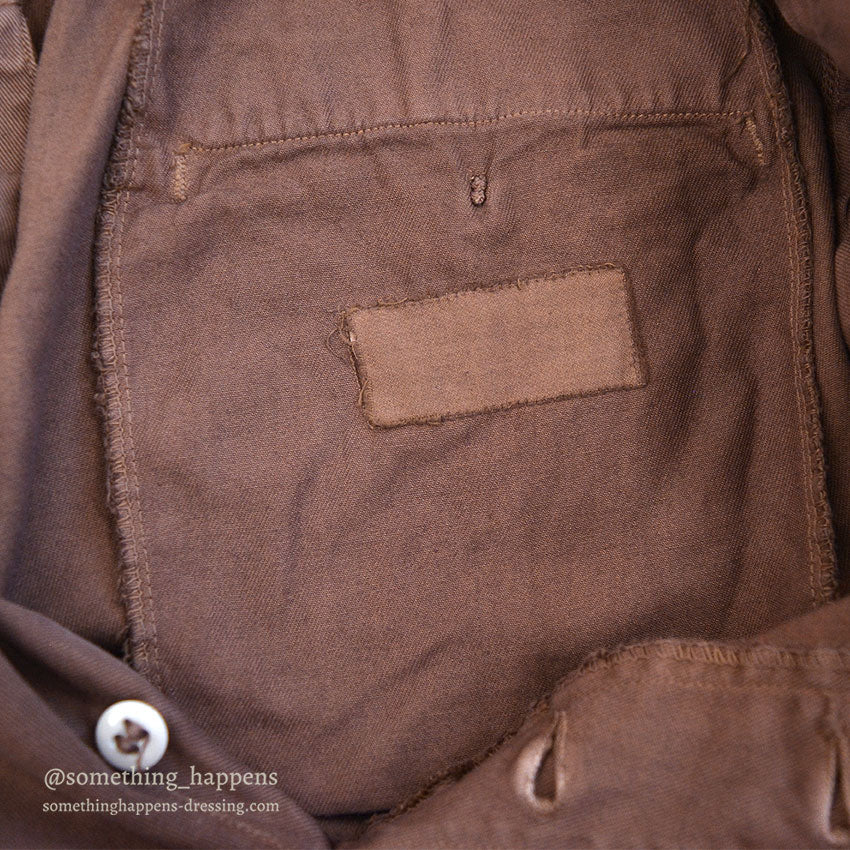 1960's OLD OVERDYED COTTON WORK PANTS... W32/L31