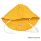 ~1970's DEADSTOCK LLBEAN RAIN HAT / YELLOW ... XL