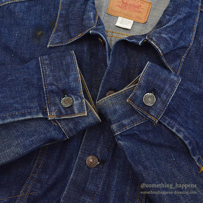 1970's Levi's 70505-0217 small-e DENIM JACKET / INDIGO... 50