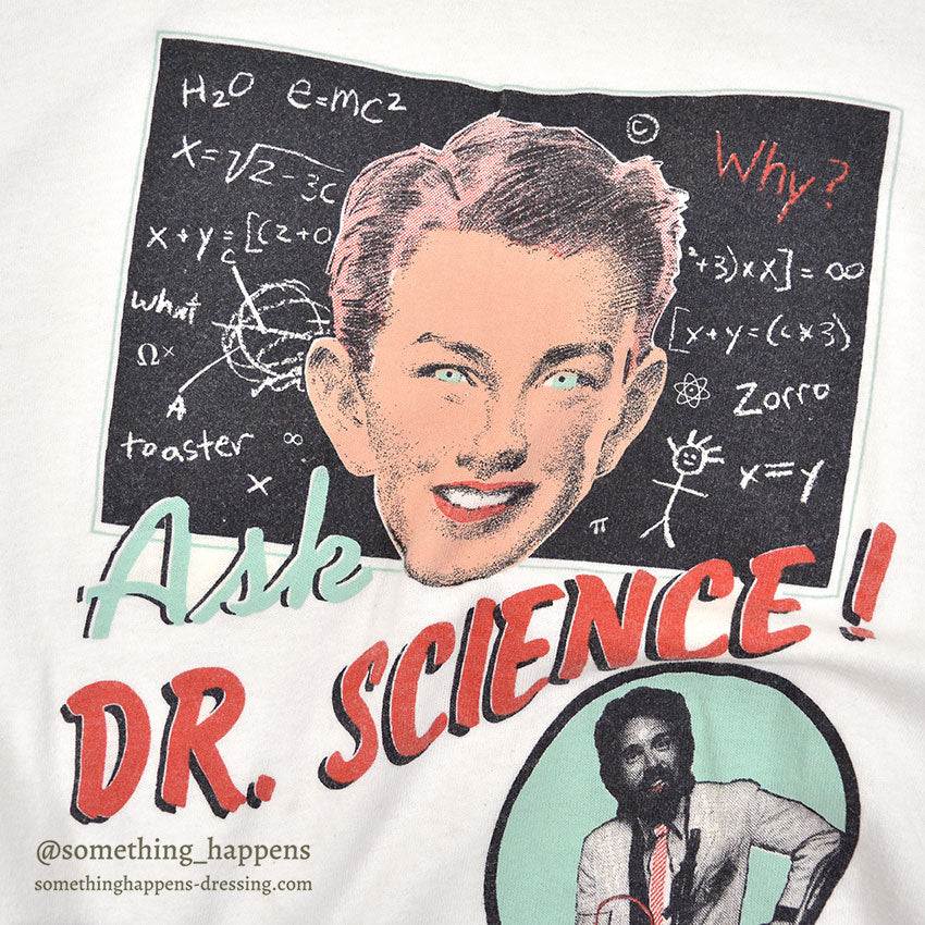 1980's HANES ASK DR.SCIENCE! GRAPHIC T-SHIRT ... XL