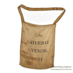 OLD THE SATURDAY EVENING POST DELIVERY BAG / RARE...