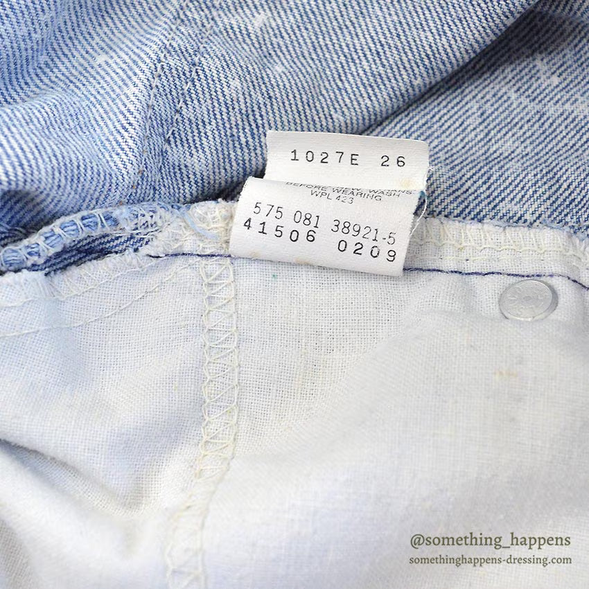 1990's Levi's 506 ACID WASHED DENIM PANTS ... W32/L30