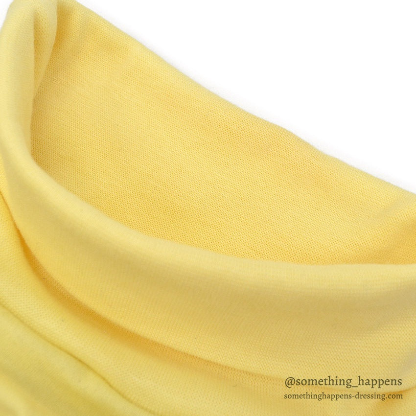 1980's~ EDDIE BAUER YELLOW TURTLE NECK TEE...L