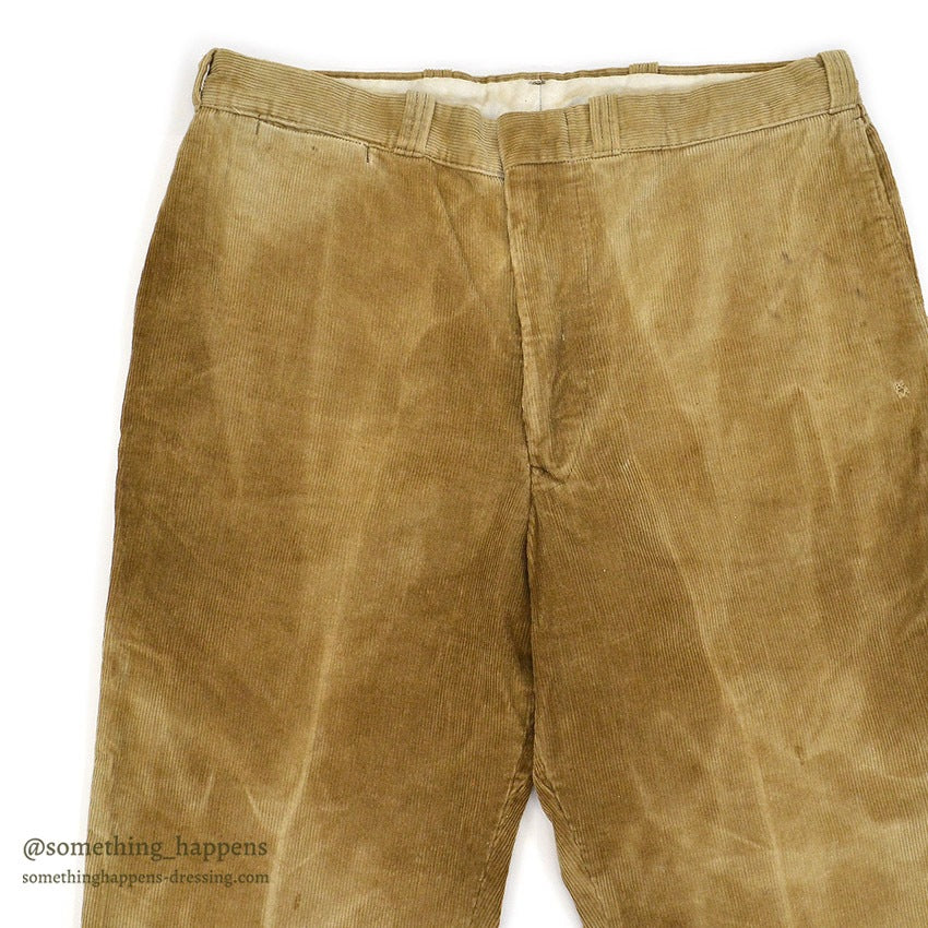 1960's SWEET-ORR CORDUROY WORK PANTS / SUN FADED ... W36/L29