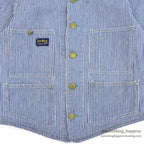 1950's OSHKOSH HICKORY STRIPE ENGINEER JACKET...