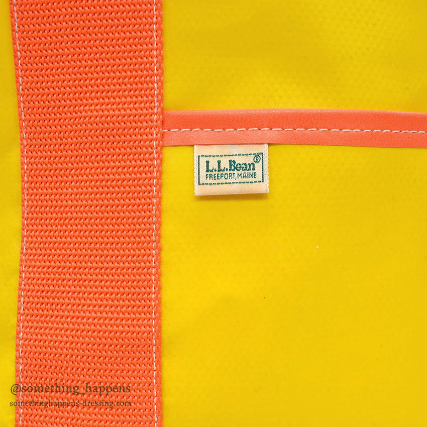 1980's L.L.BEAN PVC WATERPROOF TOTE BAG / EXTREMELY RARE ...