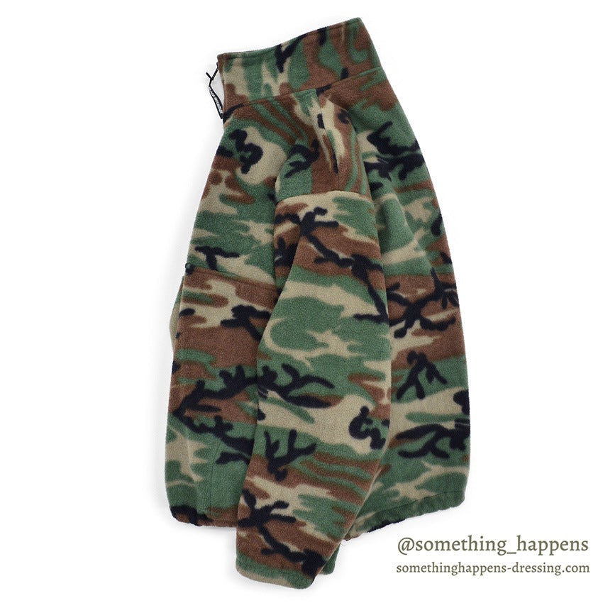 BLACK MOUNTAIN WOODLAND CAMO FLEECE JACKET...L