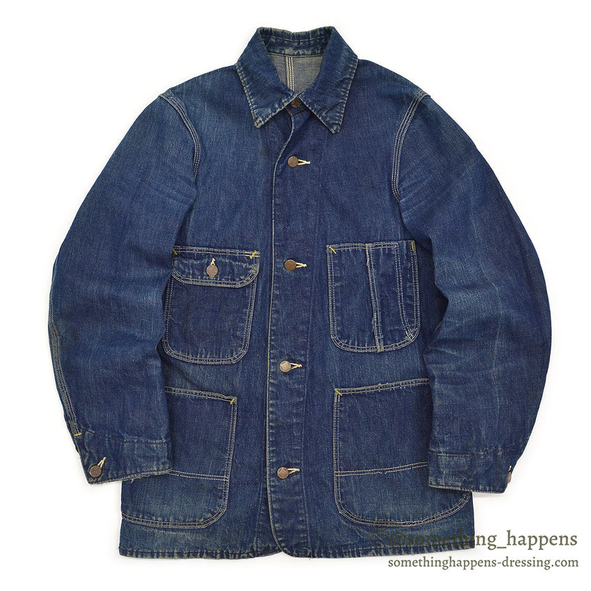 1940's~ UNKNOWN DENIM COVERALL  ...