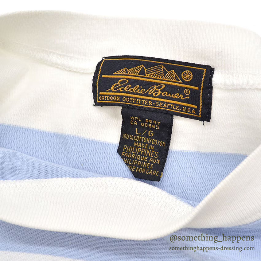 ~1990's EDDIE BAUER STRIPED T-SHIRT ... L