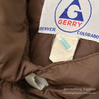 1970's GERRY DOWN SLOPE COAT / BROWN...X-LARGE
