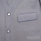 1980's~ SAKS FIFTH AVENUE WOOL CARDIGAN ... L