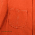 1970's GALLAGHERS ORANGE WOOL COVERALL...XL