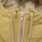 1980's EDDIE BAUER DOWN HOODIE NECK CAPE...M