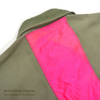 1950's USARMY UTILITY SHIRT MODIFIED FOR PERSONALIZED CYCLING SHIRT...