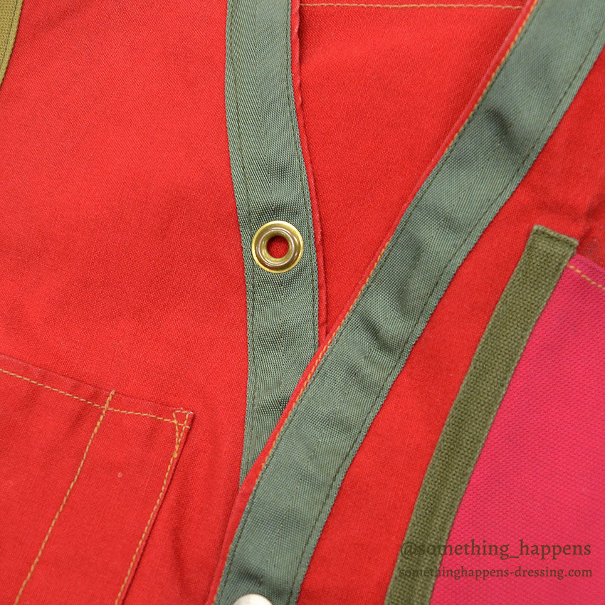 1970's OLD RED PACK TRAIL VEST ADEDD KNIFE POCKET...