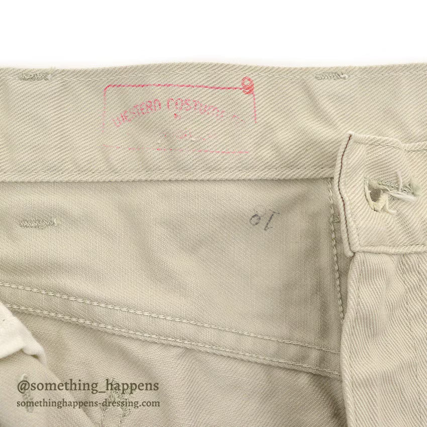 1960's~ Lee Leens ALL COTTON TWILL PANTS / ONLY WASHED ONCE ... W34/L34