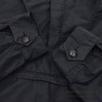 1950's SKI-WELL SEATTLE WOOLEN CO. BLACK NYLON ANORAK PARKA...