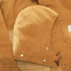 1990's DEADSTOCK CARHARTT DUCK COVERALL BLANKET LINED / WITH HOOD ... 46