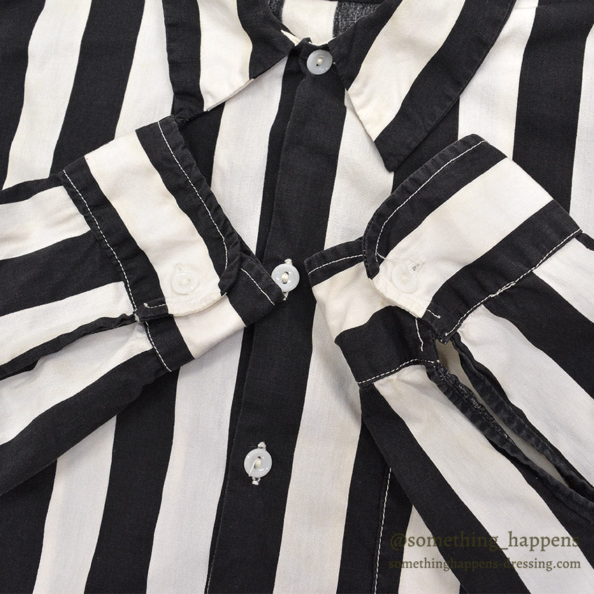 1950's~ RAWLINGS UMPIRE STRIPE SHIRT ...  XL
