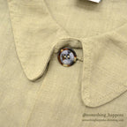 CP SHADES LINEN WORK JACKET / TAN ... L
