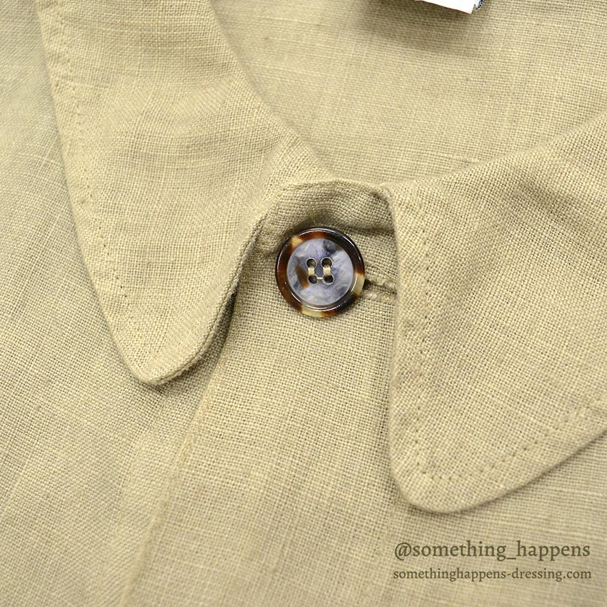 CP SHADES LINEN WORK JACKET / TAN ... L
