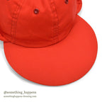 1980's COLUMBIA WIDE BILL CAP WITH SUN VISOR / RED...