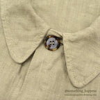 CP SHADES LINEN WORK JACKET / TAN ... L