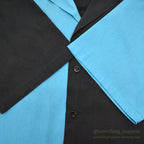 1980's KING LOUIE PROSPECT MOTORS TWO-TONE BOWLING SHIRT... XL