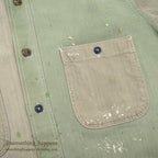 1940's WASHINGTON DEE CEE TWO-TONE HBT SHIRT / EXTREMELY RARE ...