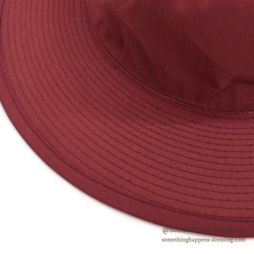 1980's DEADSTOCK COLUMBIA TECHNICLOTH SUN HAT / BURGUNDY RED...L