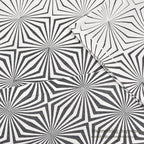 1990's ANDAZIA GEOMETRIC OPTICAL PATTERN ART T-SHIRT... L