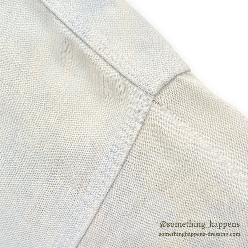 1960's SEARS CHAMBRAY SHIRT / SUPER FADED ...