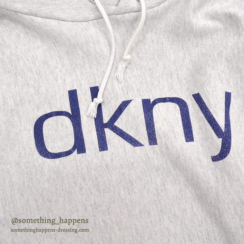 1990's DKNY JEANS TYPE REVERSE WEAVE SWEAT PARKA ...