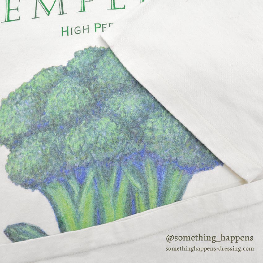 1990's HANES BROCCOLI EMPEROR HIGH PERFORMER PRINT T-SHIRT ... L