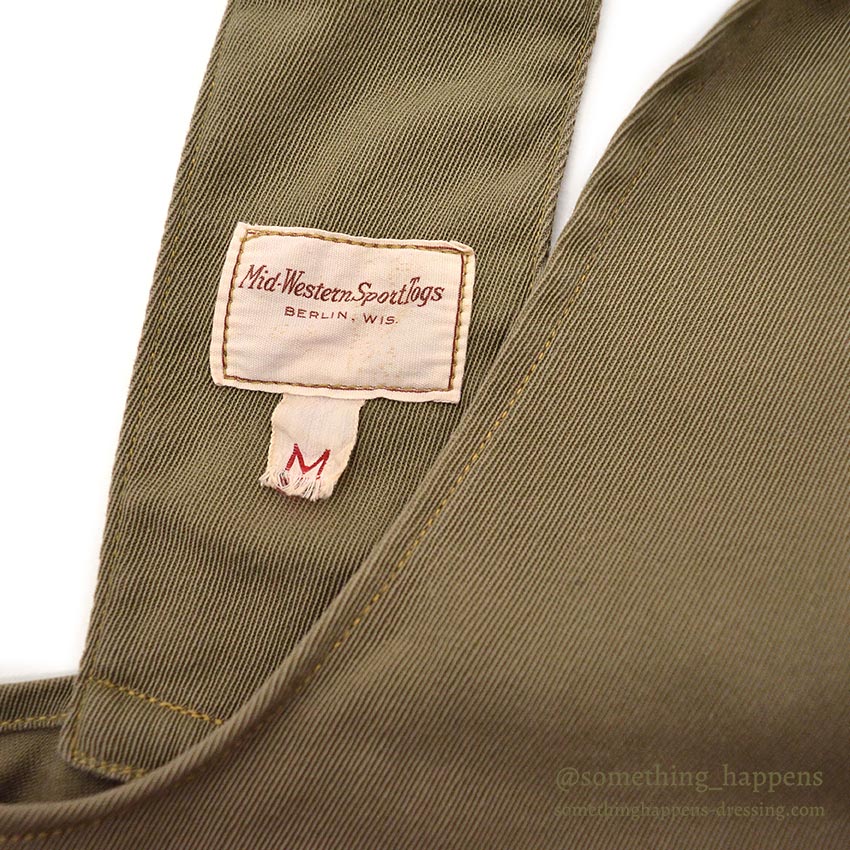 1950's MID WESTERN SPORT TOGS SHOOTING VEST ... M