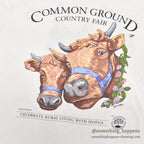 1990's HANES BEET PRINT T-SHIRT...L