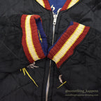 1950s JAPAN SOUVENIR JACKET (Sukajan) - Tiger Face, Mount Fuji, Eagle, Mitsuwa Zipper...