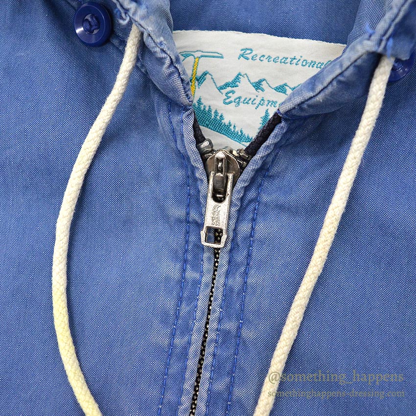 1960's~ REI VENTILE PARKA / FADED BLUE ... L