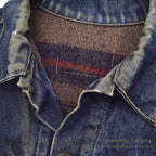 1960's LEVI'S 558 DENIM VEST / CHOPPED SLEEVE... 42
