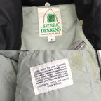 ~80's SIERRA DESIGNS Down Jacket, Black!! Rare...L