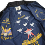 80's JAPAN Souvenir Jacket 'Shogun' Embroidery... LL