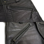 50's Langlitz Leathers ラングリッツレザー レザーパンツ 初期グリーンタグ!!... W31×L28