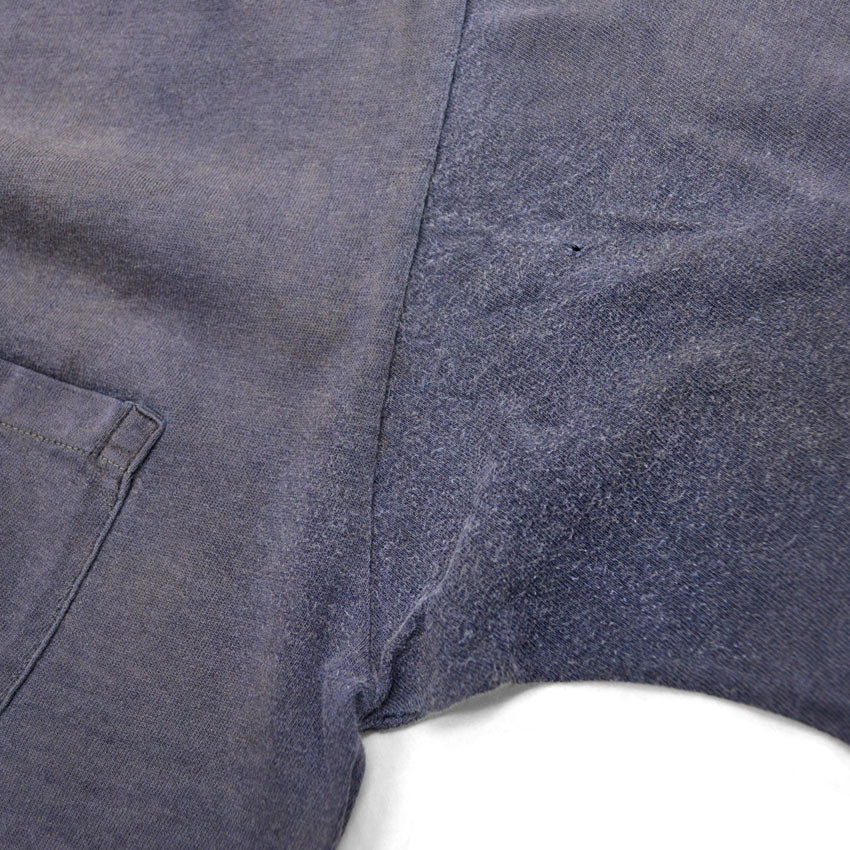 60's TOWNCRAFT Penneys Pocket T-shirt, Eggplant Navy Blue... L