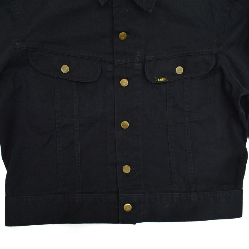 80's Lee Black Cotton Jacket - Rare...