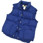80's LL Bean unbranded snap down vest... M