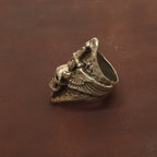 40's~ Skull pilot wings ring ... No. 18